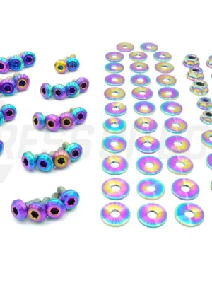 BMW 328i (2006-2013) Titanium Dress Up Bolts Engine Bay Kit