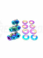 Dress Up Bolts Titanium Hardware Trunk Kit - BMW E9X 335i (2007-2013)