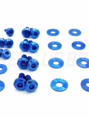 Dress Up Bolts Titanium Hardware Hood Kit - BMW E82 135i (2007-2012)
