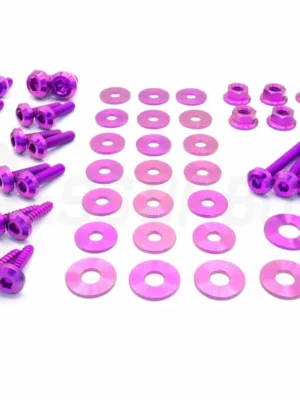 Dress Up Bolts Stage 1 Titanium Hardware Engine Bay Kit - BMW E82 135i (2007-2012)