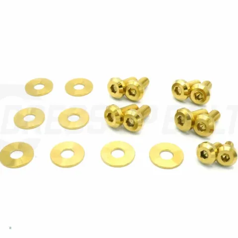 Dress Up Bolts Titanium Hardware Trunk Kit - BMW E82 135i (2007-2012)