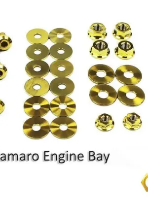 Chevrolet Camaro (2010-2015) Titanium Dress Up Bolts Engine Bay Kit