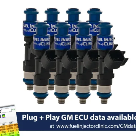 650cc (72 lbs/hr at OE 58 PSI fuel pressure) FIC Fuel Injector Clinic Injector Set for LT1, LT4 engi
