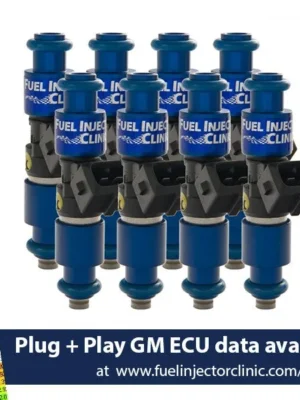 1200cc (130 lbs/hr at OE 58 PSI fuel pressure) FIC Fuel Injector Clinic Injector Set for LT1, LT4 en