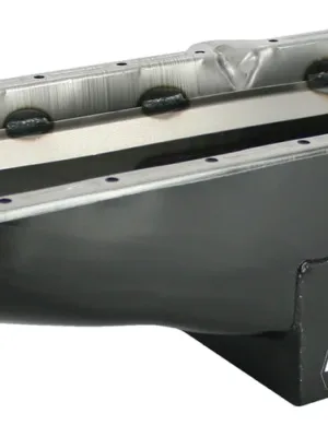 OIL PAN, SBC 80-85 WITH PASSENGER'S SIDE DIP STICK, DART SHP, CIRCLE TRACK, 7.5 IN. DEEP