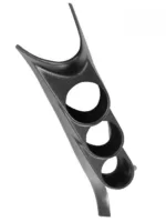 GAUGE MOUNT, A-PILLAR, FULL, TRIPLE, 2 1/16in, MUSTANG 05-09 (COUPE) S197