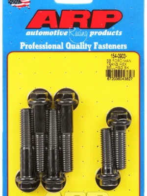 Bellhousing Bolt Kit for Ford 289-302-351W small block - Manual Transmission Black Oxide Hex Head