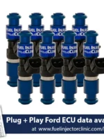 2150cc (240 lbs/hr at 58 PSI fuel pressure) FIC Fuel  Injector Clinic Injector Set for Ford F150 (20