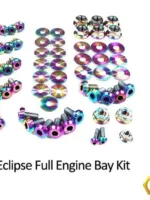 Mitsubishi 1G Eclipse (1990-1994) Titanium Dress Up Bolts Full Engine Bay Kit
