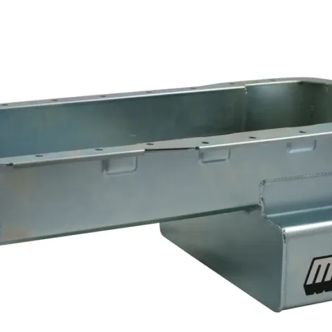 OIL PAN, FORD 351W, ROAD RACE BAFFLED, BILLET END SEALS, FRONT SUMP