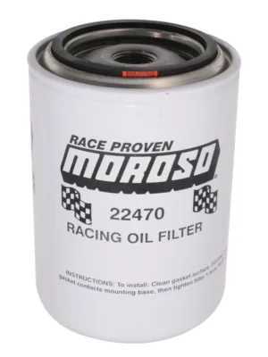 OIL FILTER, FORD, MOPAR AND IMPORT, 3/4 IN. THREAD, 5 1/4 IN. TALL, RACING