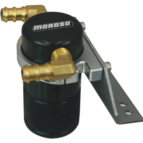 SEPARATOR, AIR OIL, CATCH CAN, SMALL BODY, BLACK FINISH, FORD F150 ECOBOOST/5.0L, 11-14