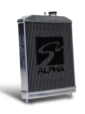 Alpha Series Half-Size Dual-Core Aluminum Radiator 88-91 Honda Civic/CRX
