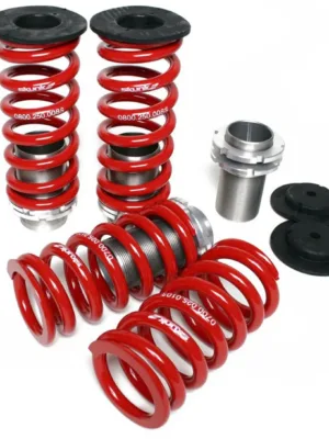 Skunk2 Adjustable Sleeve Coilovers Red 92-01 Honda Prelude