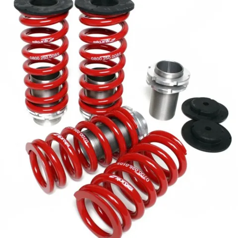 Skunk2 Adjustable Sleeve Coilovers Red 92-01 Honda Prelude
