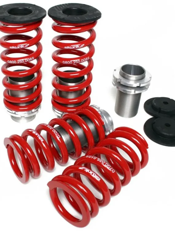Skunk2 Adjustable Sleeve Coilovers Red 92-01 Honda Prelude
