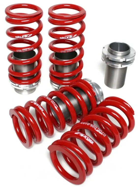 Skunk2 Adjustable Sleeve Coilovers Red 90-01 Acura Integra