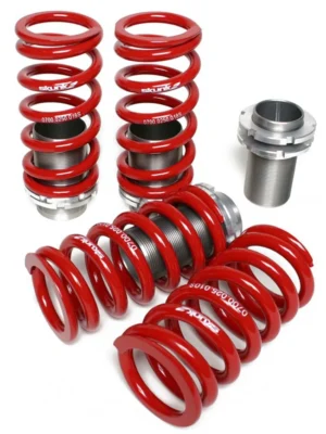Skunk2 Drag Launch Adjustable Sleeve Coilovers Red 89-00 Honda Civic