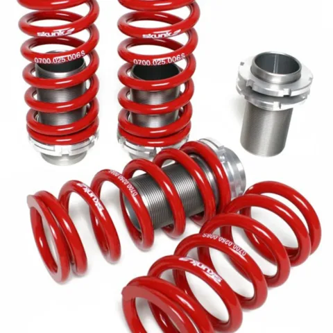 Skunk2 Adjustable Sleeve Coilovers Red 89-00 Honda Civic