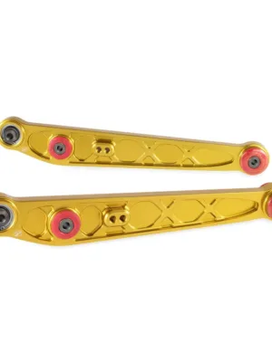 Alpha Series Rear Aluminum Lower Control Arm Gold 96-00 Honda Civic Ex EK