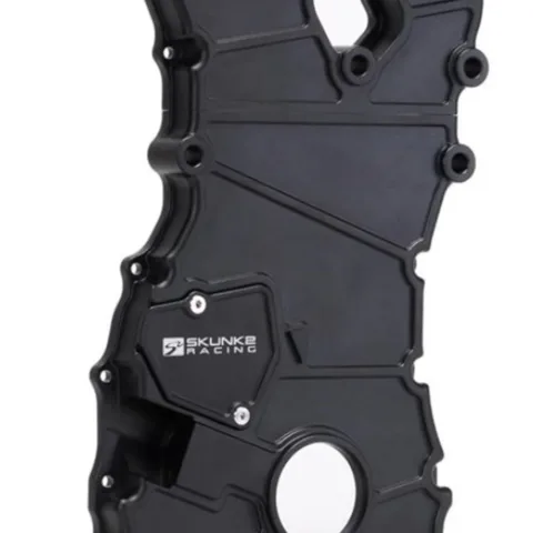 Skunk2 Billet Aluminum Timing Chain Cover Black 02-05 Honda Civic Si K24