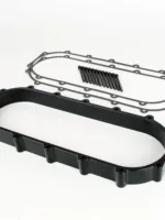 Ultra Series Race Billet Aluminum Plenum Spacer Black 1 Liter Black 99-16 Honda Civic Ex B/K-Series