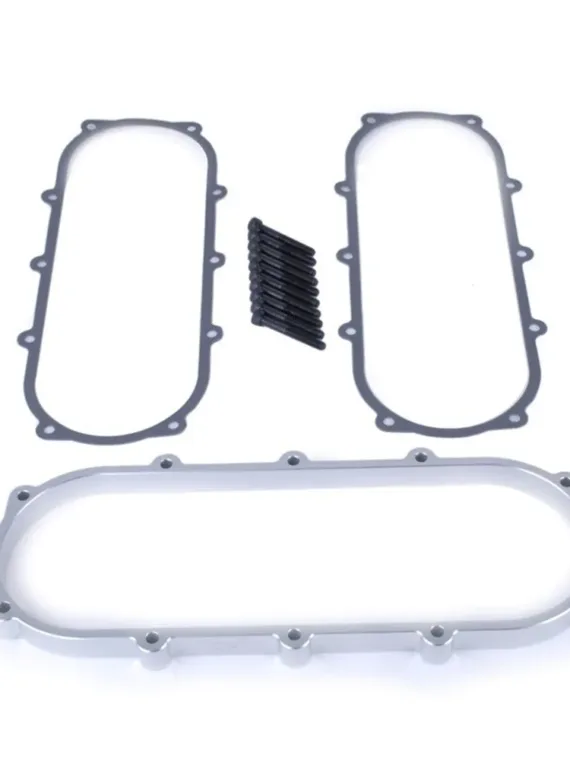 Ultra Series Street Billet Aluminum Plenum Spacer Black 1/2 Liter Raw 99-16 Honda Civic Ex B/K-Serie
