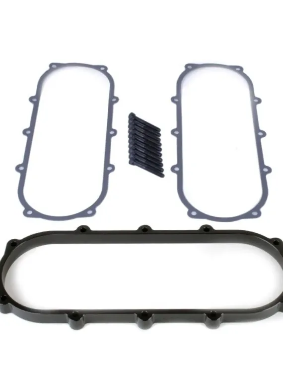 Ultra Series Street Billet Aluminum Plenum Spacer Black 1/2 Liter Black 99-16 Honda Civic Ex B/K-Ser