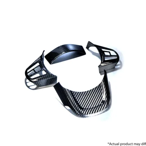 Revel GT Dry Carbon Steering Wheel Cover Inserts for Toyota GR Supra
