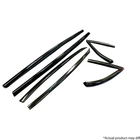 Revel GT Dry Carbon Door Window Moulding Cover Set for Toyota GR Supra