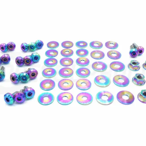 Dress Up Bolts Stage 1 Titanium Hardware Engine Bay Kit - Dodge Charger (2015-2021)