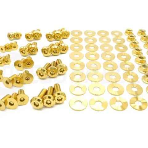 Dress Up Bolts Titanium Hardware Door Kit - Dodge Charger (2015-2021)