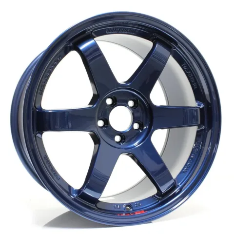 Volk Racing TE37SL 18x9.5 +40 Mag Blue