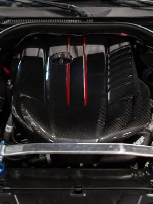 Titan Motorsports A90 Toyota Supra MKV Engine Cover Full Glossy Carbon