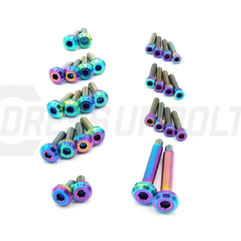 Dress Up Bolts Stage 2 Titanium Hardware Engine Kit - RB26 Engine