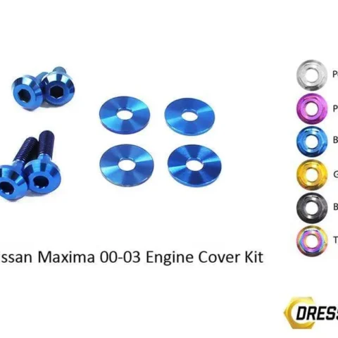 Nissan Maxima (2000-2003) Titanium Dress Up Bolts Engine Cover Kit