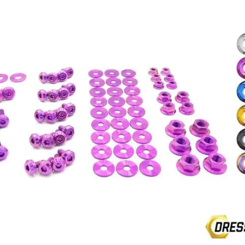 Dress Up Bolts Stage 2 Titanium Hardware Engine Bay Kit - Nissan S15 (1999-2002)