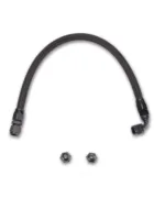 Titan Motorsports Toyota Supra MK4 FUEL DAMPER BYPASS LINE - BLACK