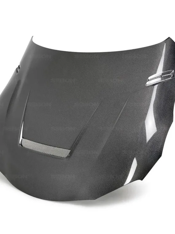 Seibon VS-STYLE DOUBLE-SIDED CARBON FIBER HOOD FOR 2020-2021 TOYOTA GR SUPRA