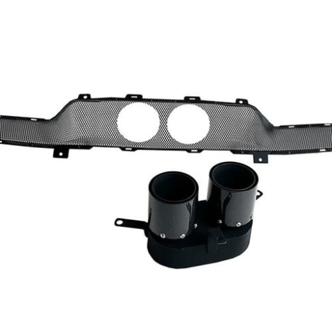 NOVITEC CARBON TAILPIPES FOR THE FERRARI 296 GTB(Base Grill Insert)