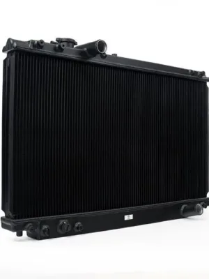 Toyota MK4 Supra High-Performance Radiator - Black Finish (CSF #2882B)
